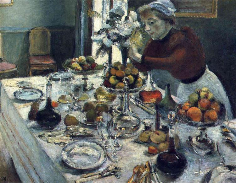 Dinner Table Henri Matisse 1897