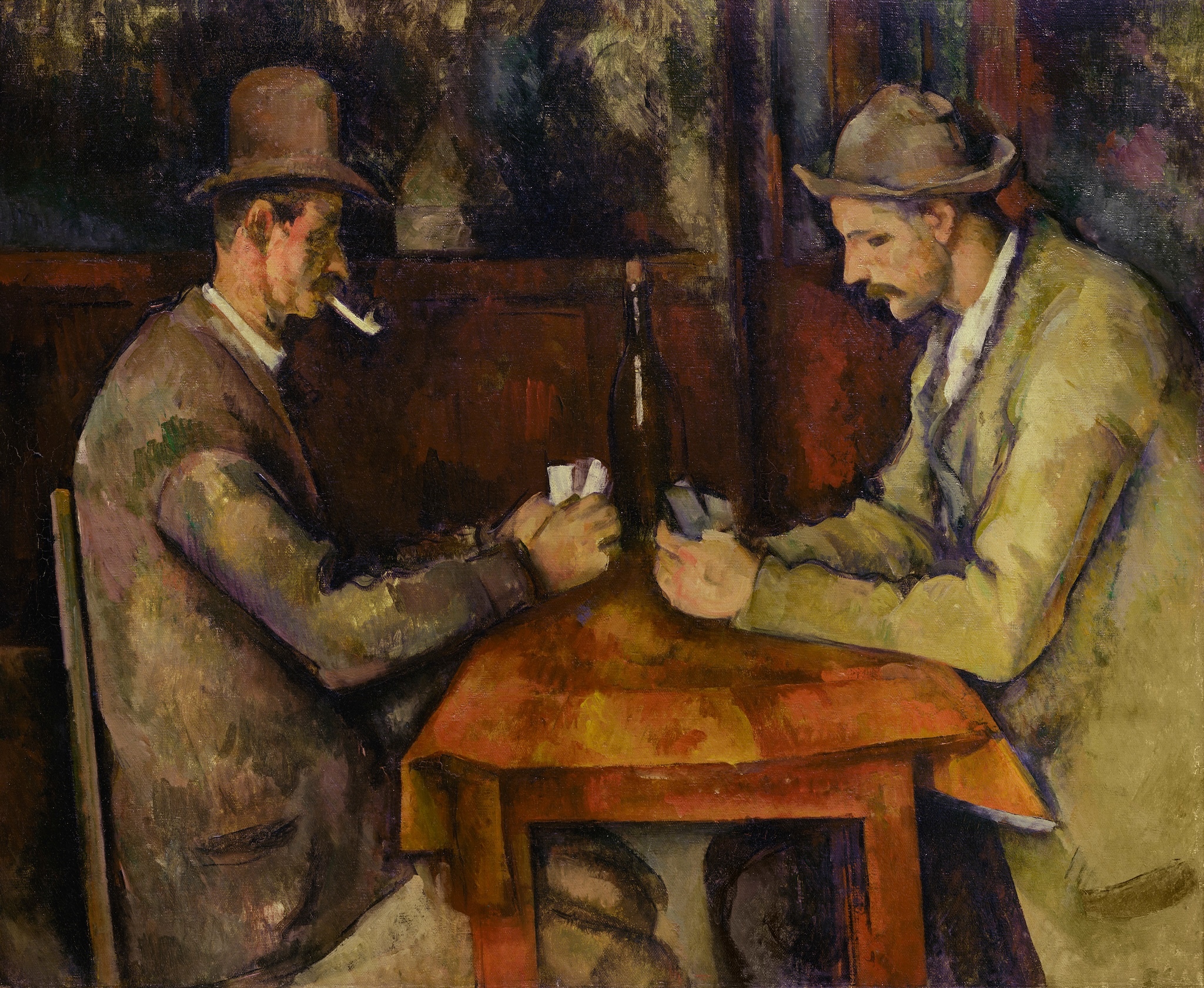 Les Joueurs de cartes par Paul Cézanne