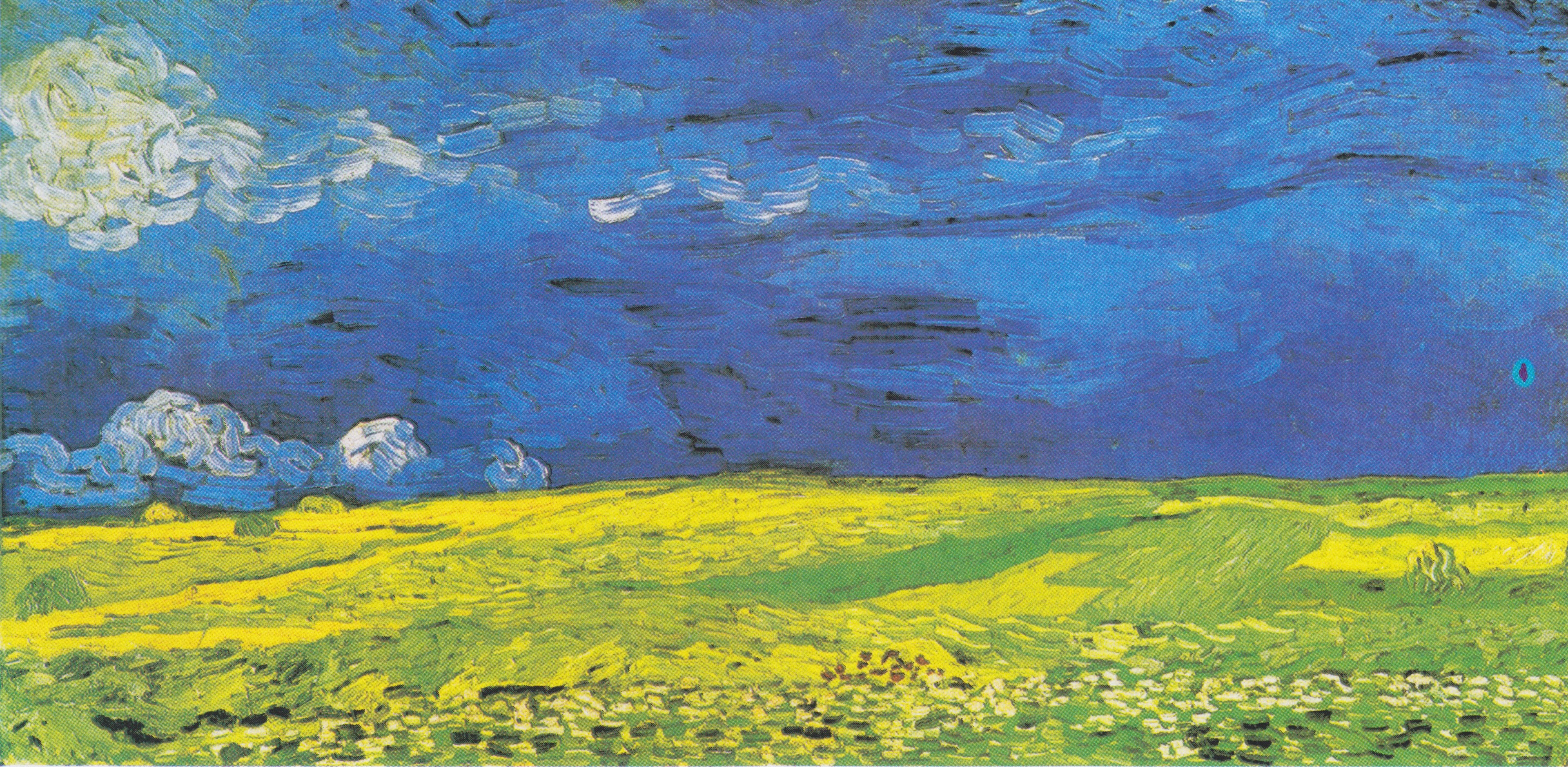 Wheatfield Under Thunderclouds